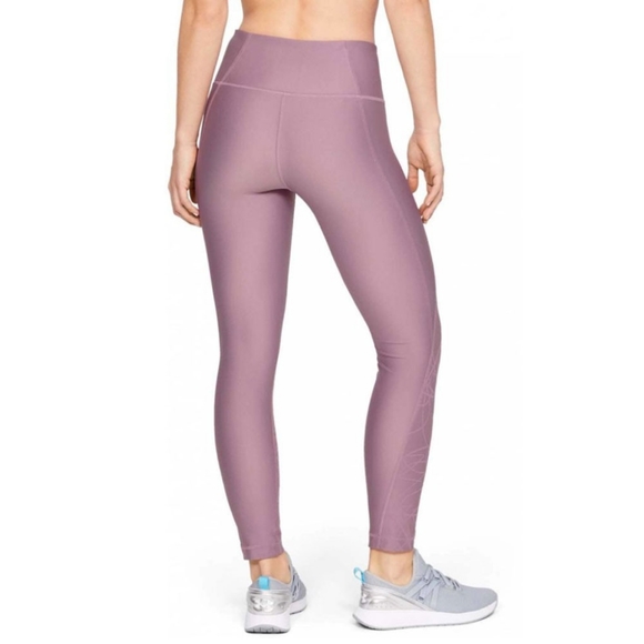 Under Armour Jacquard Ankle Crop Leggings - Picture 6 of 8